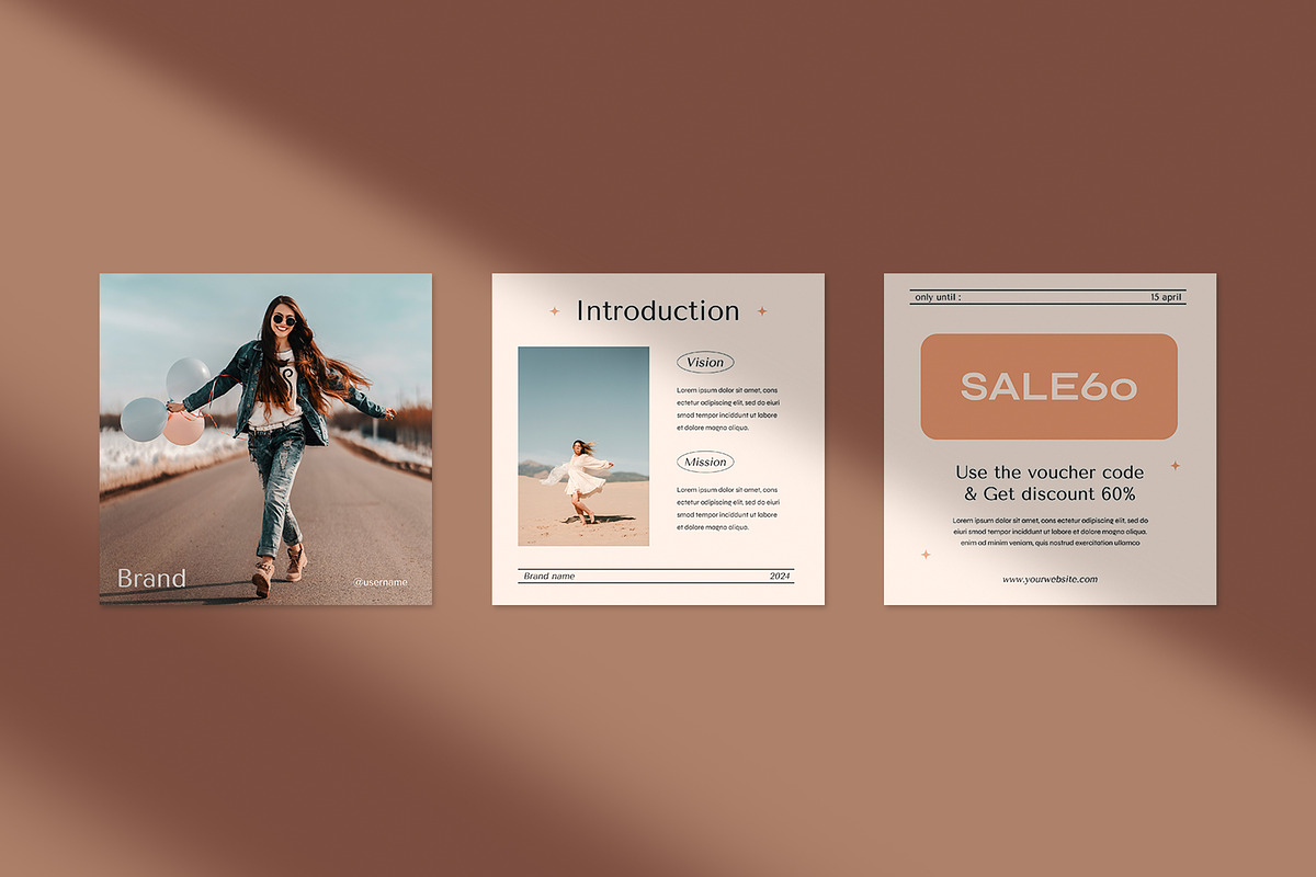 Urvi - Fashion Social Media Pack, a Social Media Template by Neetlabs Studio (Photo 3 of 5)