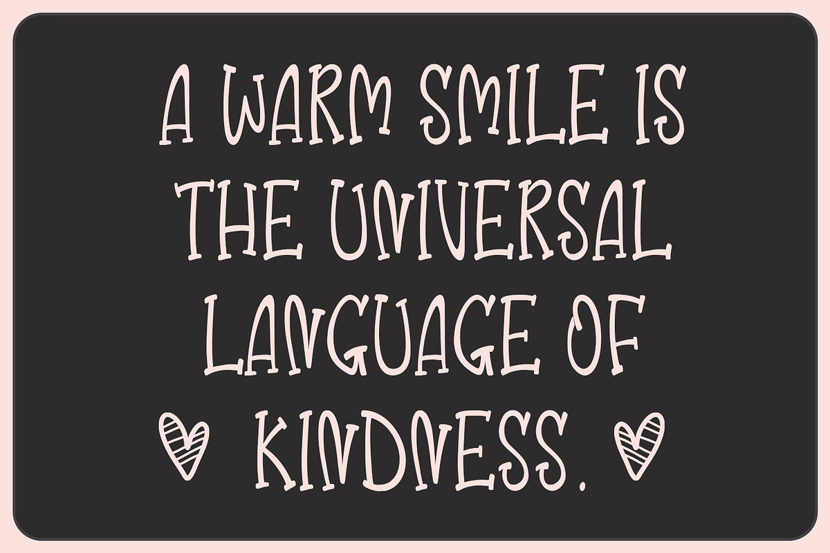 Blaniess Cute Display Font, a Handwritten Font by Maulana Creative (Photo 6 of 7)
