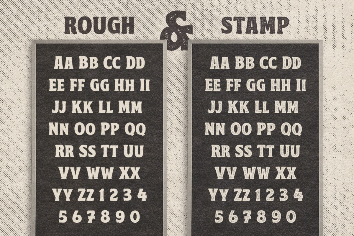 Penster Bross - Rough Display Font, a Font by Letterhend Studio (Photo 5 of 9)