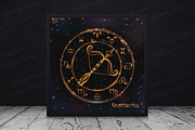 SET / GOLDEN ZODIAC SIGNS / VECTOR, an Animal Illustration by Nadin_Lebedeva (Thumbnail 14 of 17)