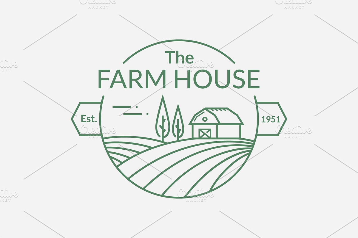 Farm Logo Templates, a Branding & Logo Template by JuliaMalinovskaya (Photo 4 of 8)