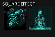 Pixel Screen Photo Effect, a Layer Style Add-On by dokudokunomi (Thumbnail 4 of 5)