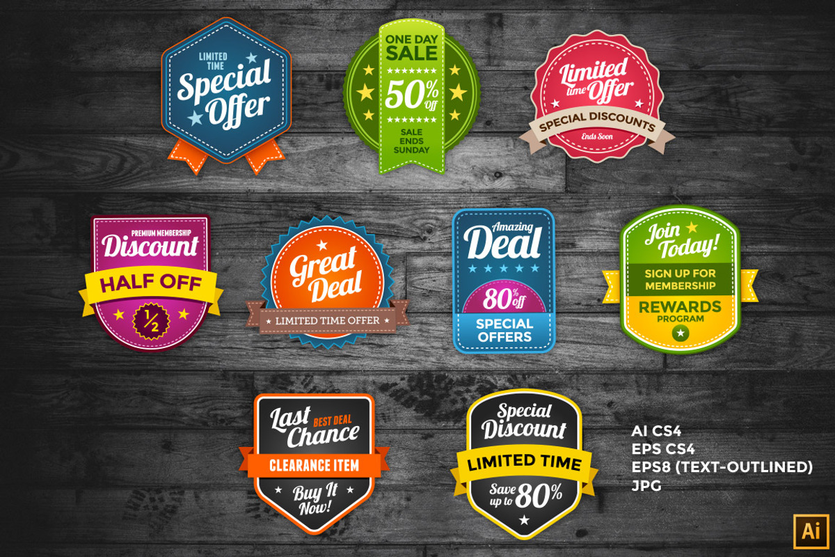 Sales badges preview 2