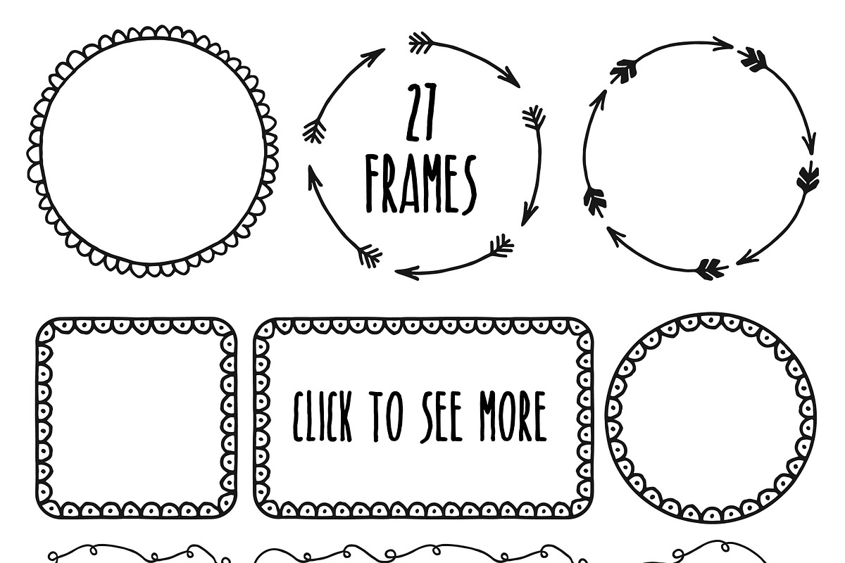 Hearts, arrows and frames, an Illustration by Lina_Lisichka (Photo 4 of 7)