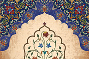 Mughal Floral Arch Illustration, a Decorative Illustration by Mughal Wallpaper (Thumbnail 2 of 3)