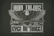 Deadhammer - Millitary Font, a Serif Font by Flawless And Co (Thumbnail 2 of 10)