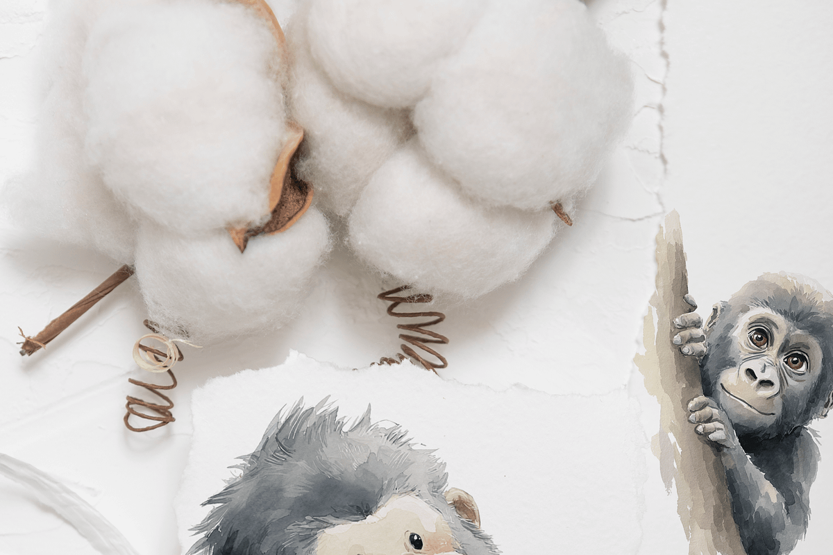 20 Baby Gorilla Clipart, an Animal Illustration by Pati Charm Studio (Photo 7 of 8)