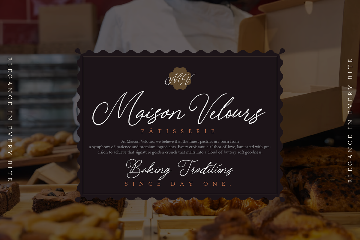 Paper Creme - Display Script Font, a Script Font by Inviline.co (Photo 2 of 12)