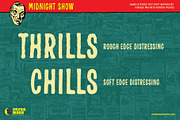Midnight Show Vintage Font, a Font by Paper Moon Graphic Supply (Thumbnail 4 of 11)