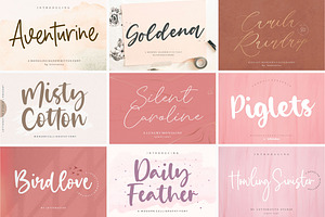 The Ultimate! 50 Fonts Bundle!