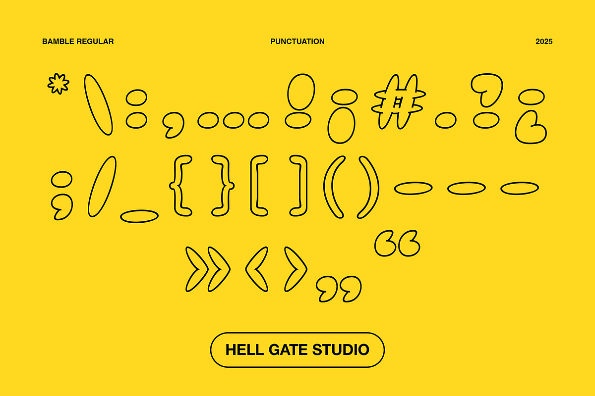 Bamble Bubble Graffiti Font, a Handwritten Font by GRVS Studio (Photo 5 of 6)