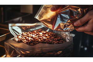 freshness clear coffee bag ai, a Food & Drink Photo by pikepicture