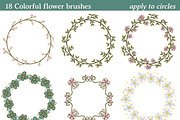 18 Colorful flower brushes, a Brushes & More by javi.ruiz (Thumbnail 5 of 5)