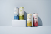 Soda Can Mockup Set, a Cups & Container Mockup by mockupatelier (Thumbnail 4 of 8)