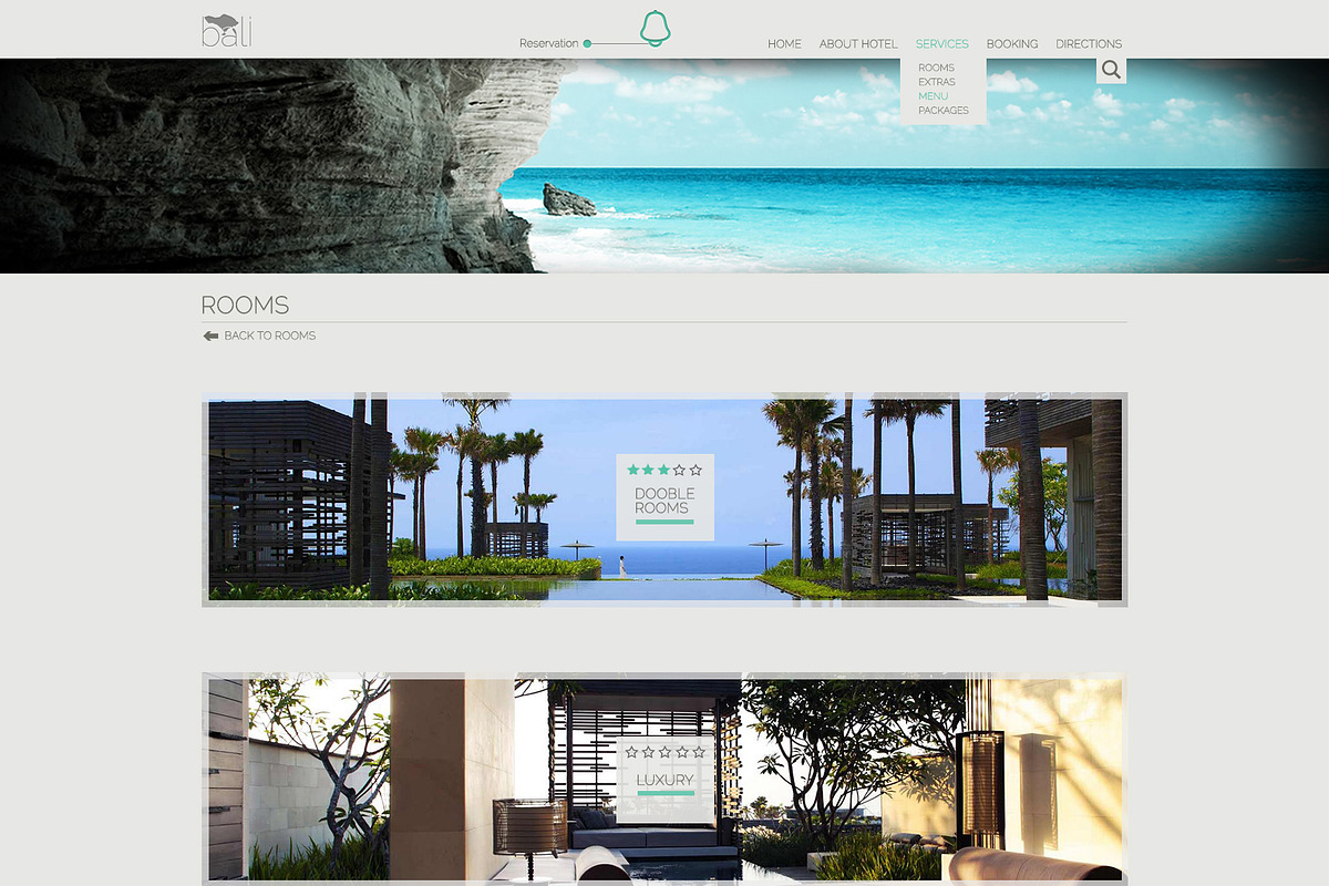 B2J Bali Template for Hotel/Agencies, a Websites & App Template by balgev (Photo 2 of 3)