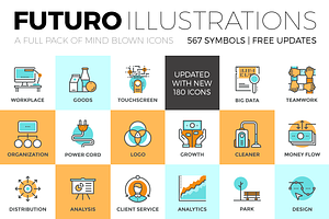 Futuro Illustrations Collection