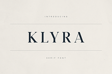 Klyra – A Modern Classic Serif Font