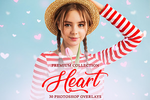 Heart Photoshop Overlays