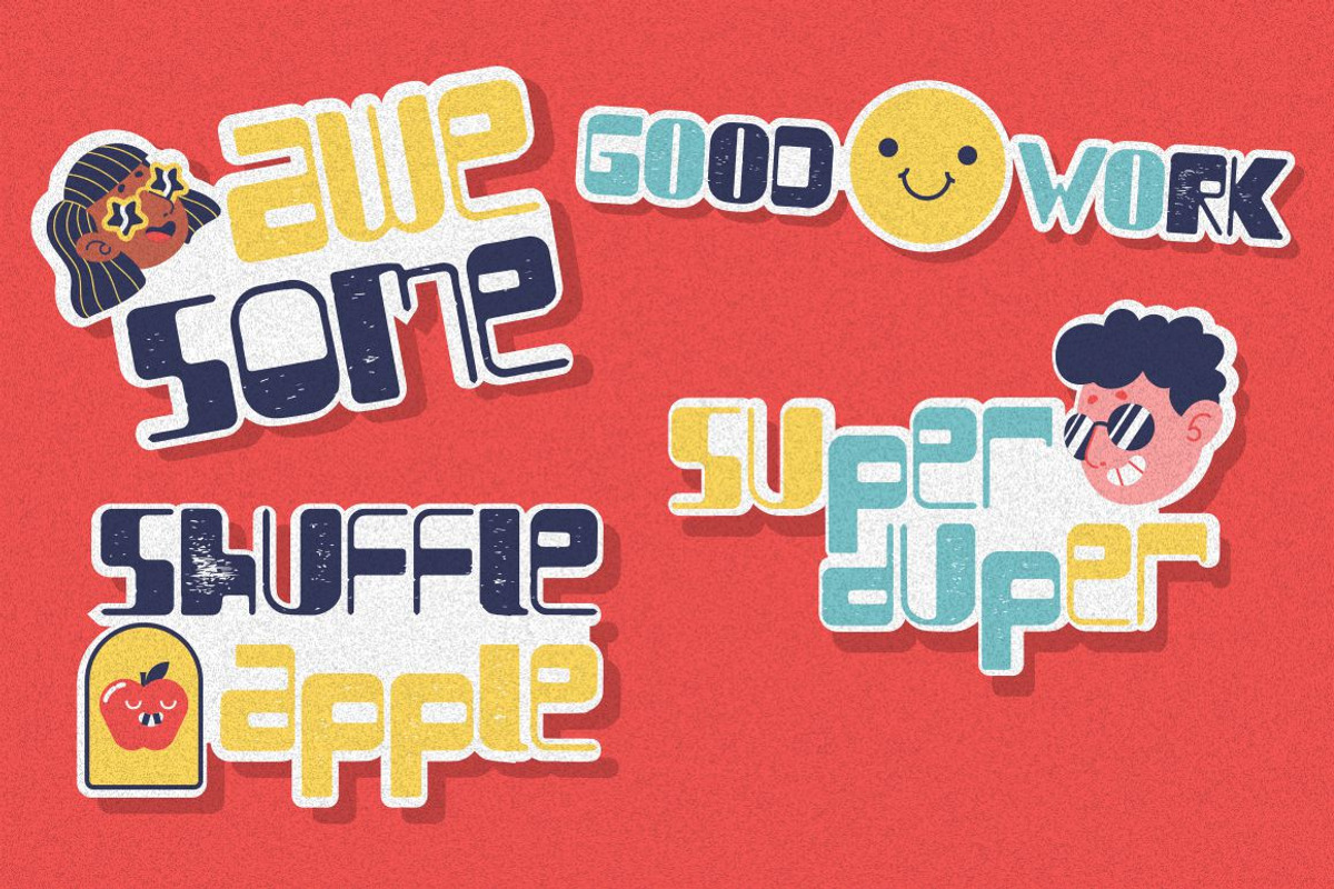 Chubby Chicks - Funky Display Font, a Font by PutraCetol Studio (Photo 12 of 12)