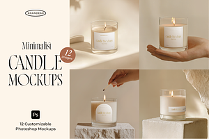 Candle Mockup Set
