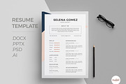 Elegant CV Template, a Resume Template by Emaholic Template (Thumbnail 1 of 5)