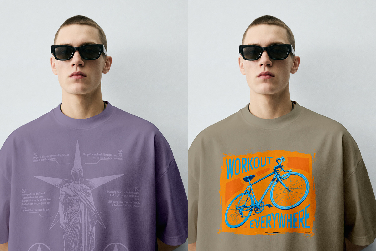 T-Shirt Mockup PSD - Male Model, a Shirt Mockup by Rymden_Fl (Photo 4 of 6)