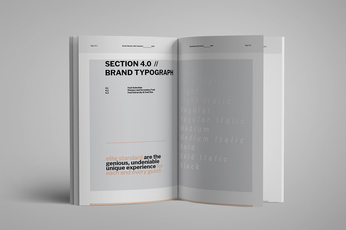 Brand Manual Template, a Brochure Template by Elite_Standard (Photo 7 of 8)