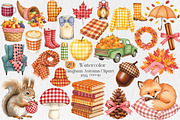 Gingham Autumn PNG Clipart, an Illustration by Creative Art (Thumbnail 1 of 9)