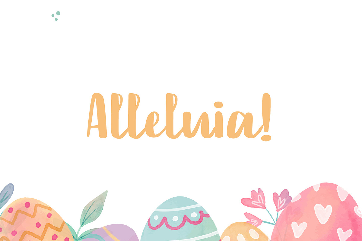 Happy Easter - Bunny Easter Theme, a Handwritten Font by TrimStudio (Photo 2 of 7)