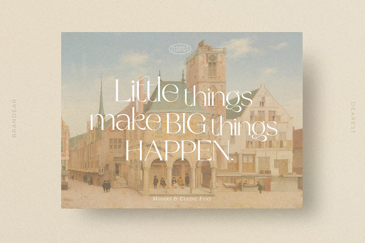 Dearest - Elegant Display Serif, a Serif Font by Brandear Design (Photo 10 of 17)