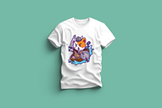 Cute Viking Cat Cartoon Vector, a Work Illustration by Artstorystudio (Thumbnail 3 of 3)