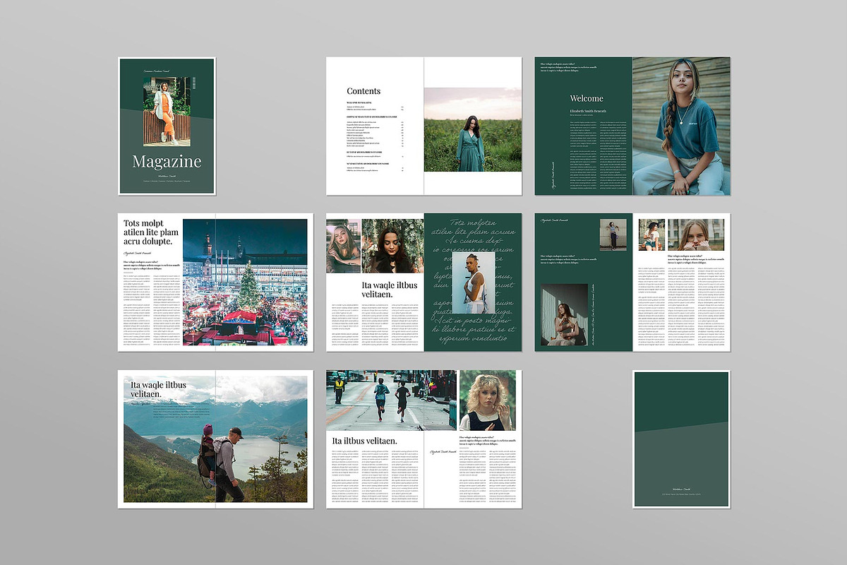 Lifestyle Magazine Template preview 8