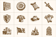 225 Vintage Heritage and History, a Person Illustration by Prosymbols (Thumbnail 11 of 11)