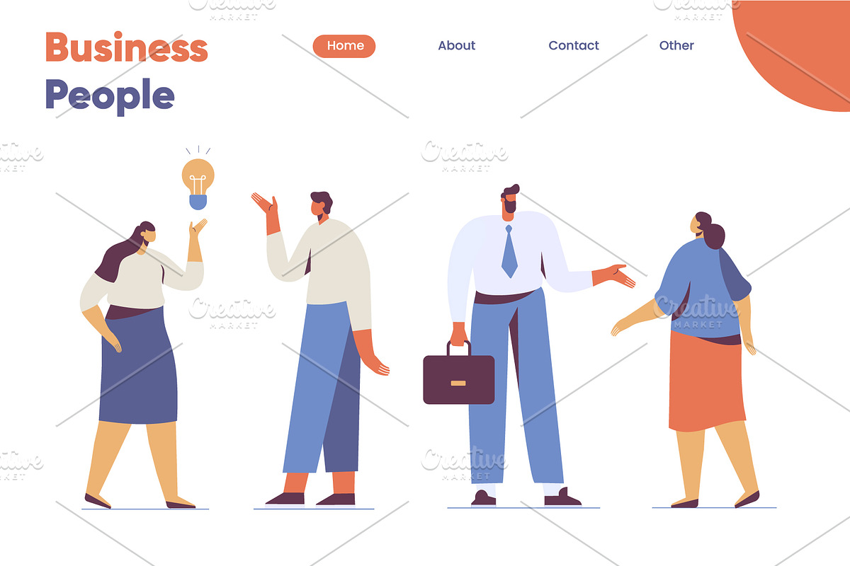Business people vector bundle, a Person Illustration by Vector_Art (Photo 18 of 18)