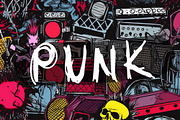 Punk, a Handwritten Font by smalldogdesign (Thumbnail 1 of 2)
