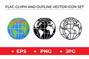 Global Rotation Icons, an Outline Icon by Artonix (Thumbnail 1 of 2)
