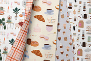 Coffee Lover & Coffeeshop Clipart, a Food Illustration by Ruslana Lubenets (Thumbnail 11 of 16)