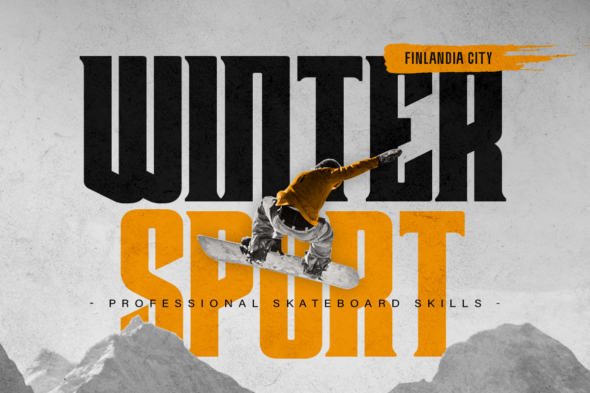 Crosride - Sport Display Font, a Sans Serif Font by Gilar Studio (Photo 11 of 14)