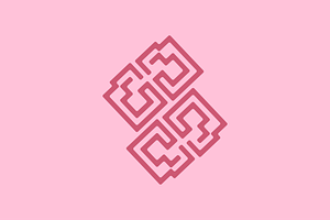 Letter S Brain Logo Template