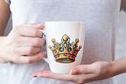 Luxury Golden Crown clipart, an Object Graphic by DreamerStarCo (Thumbnail 4 of 6)