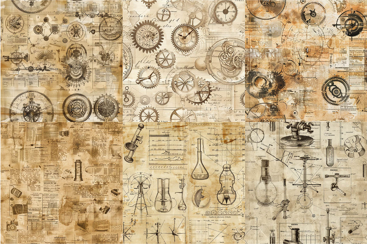 Steampunk Catalog Textures, a Texture Illustration by DreamPrint404 (Photo 5 of 5)