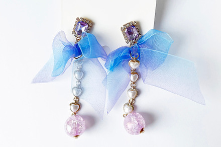 Beautiful fashionable earrings