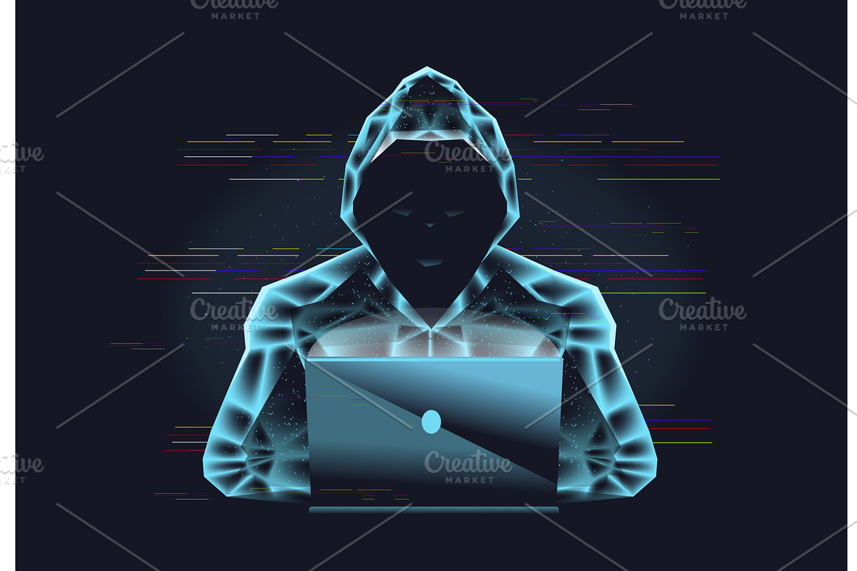Digital hacker concept. Abstract, a Technology Illustration by Stock-Smart-Start