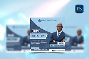Bible Study Flyer, a Social Media Template by Believe Creatives