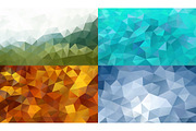 20 triangle backgrounds, a Pattern Graphic by Xella Design (Thumbnail 5 of 8)