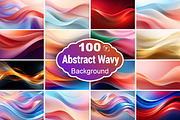 Abstract Wavy Banner Background, a Background Graphic by Forhadx5 (Thumbnail 1 of 7)