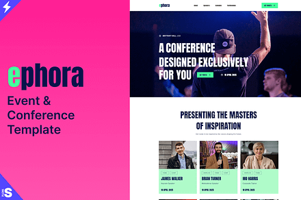 Ephora - Event Framer Template
