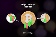 Crypto 3D Icon, an Object Graphic by Artnivora.Std (Thumbnail 2 of 4)