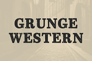 Vintage Cowboy Western Display Font, a Slab Serif Font by Fourteen Letter (Thumbnail 2 of 7)