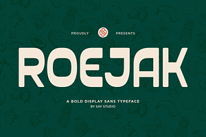 Bold Condensed Sans Font - Roejak